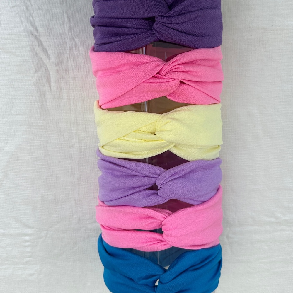 6 Head Wraps Jersey Knit Brand New